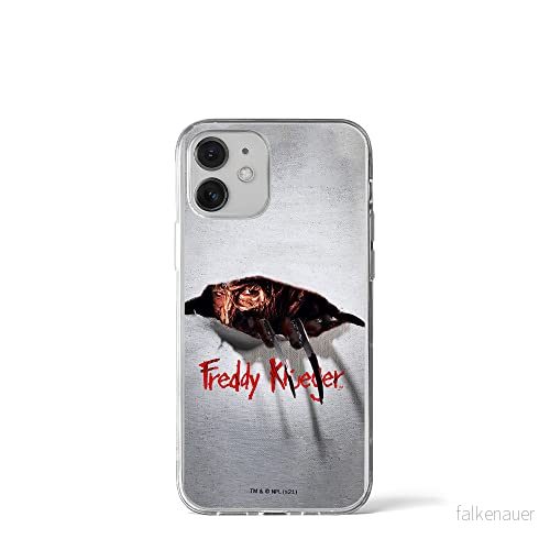 ERT GROUP mobiltelefonfodral för Iphone 12 Mini originalt och officiellt licensierat Horror mönster Nightmare of Elm Street 008 anpassad till formen på mobiltelefonen, fodral tillverkad av TPU plast 5905511087913