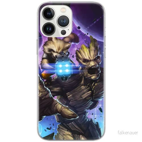 ERT GROUP mobiltelefonfodral för Huawei P30 originalt och officiellt licensierat Marvel mönster Guardians of the Galaxy 006 Vit anpassad till formen på mobiltelefonen, fodral tillverkad av TPU plast 5902980145618