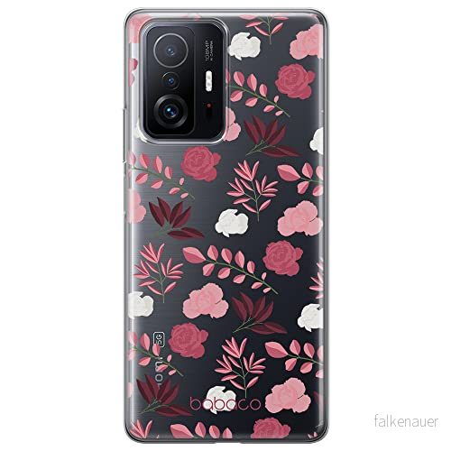ERT GROUP mobiltelefonfodral för Xiaomi 11T 5G / PRO originalt och officiellt licensierat Babaco mönster Flowers 020 optimalt anpassad till formen på mobiltelefonen, gedeeltelijk transparant 5904805559440