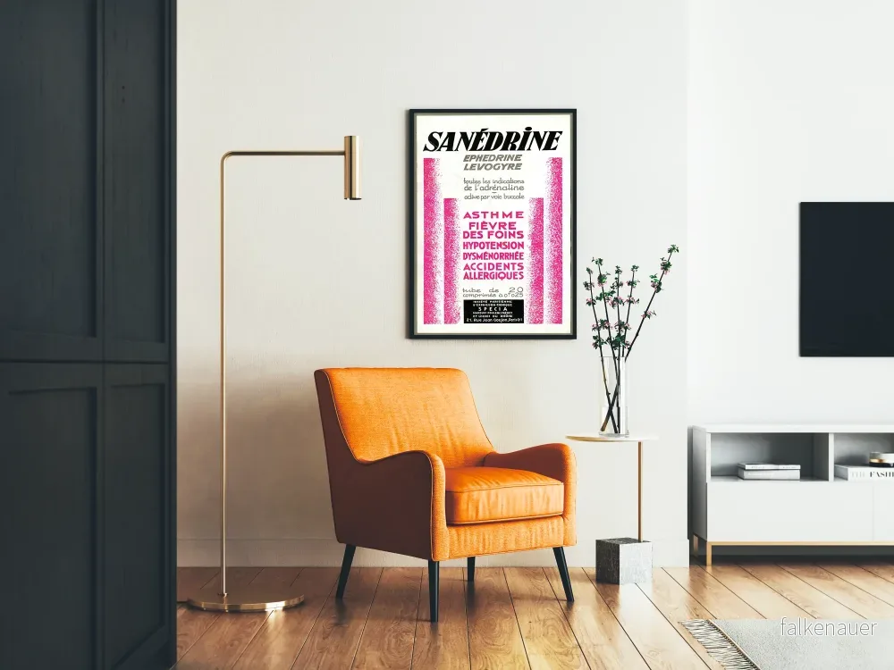 Vintageposter Sanédrine adrenerg behandling - Bild 2