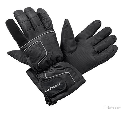 Black Crevice vuxna skidhandskar Svart/silver Large 9120071619275