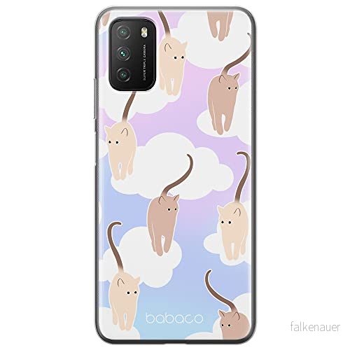 ERT GROUP mobiltelefonfodral för Xiaomi REDMI 9T/ POCO M3 originalt och officiellt licensierat Babaco mönster Cats 015 optimalt anpassad till formen på mobiltelefonen, fodral tillverkad av TPU plast 5905131073358