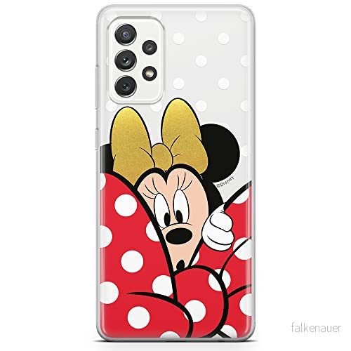 ERT GROUP mobiltelefonfodral för Samsung A73 5G originalt och officiellt licensierat Disney mönster Minnie 015 optimalt anpassad till formen på mobiltelefonen, gedeeltelijk transparant 5904805512186