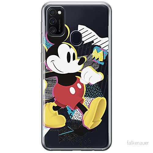 ERT GROUP mobiltelefonfodral för Samsung M21 originalt och officiellt licensierat Disney mönster Mickey 032 optimalt anpassad till formen på mobiltelefonen, gedeeltelijk transparant 5903537834276