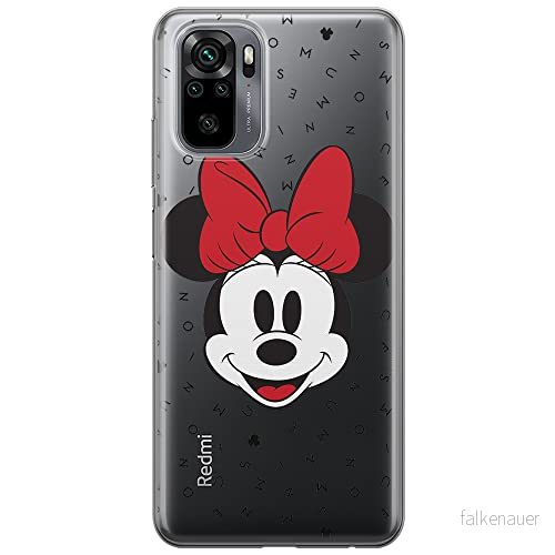ERT GROUP mobiltelefonfodral för Xiaomi REDMI NOTE 10/ 10S originalt och officiellt licensierat Disney mönster Minnie 056 optimalt anpassad till formen på mobiltelefonen, gedeeltelijk transparant 5903537183015