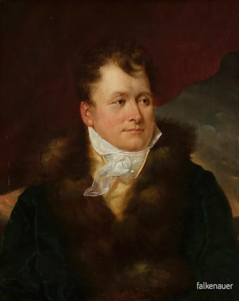 Målning Portrait av Ignacy Nosarzewski - Antoni Brodowski | Konsttryck - Bild 2