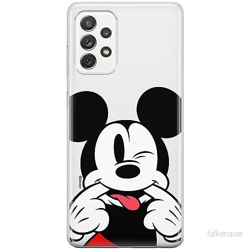 ERT GROUP mobiltelefonfodral för Samsung A73 5G originalt och officiellt licensierat Disney mönster Mickey 052 optimalt anpassad till formen på mobiltelefonen, gedeeltelijk transparant 5905795034023