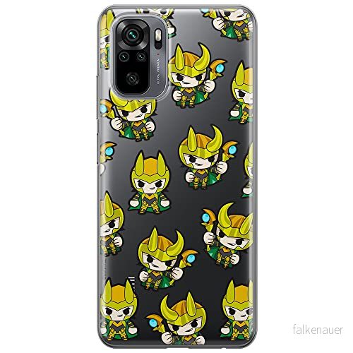 ERT GROUP mobiltelefonfodral för Xiaomi REDMI NOTE 10/ 10S originalt och officiellt licensierat Marvel mönster Loki 003 optimalt anpassad till formen på mobiltelefonen, gedeeltelijk transparant 5904805226014