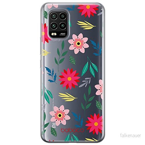ERT GROUP mobiltelefonfodral för Xiaomi MI 10 LITE originalt och officiellt licensierat Babaco mönster Flowers 010 optimalt anpassad till formen på mobiltelefonen, gedeeltelijk transparant 5903932587784