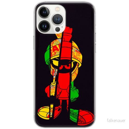 ERT GROUP mobiltelefonfodral för Samsung F62 / M62 originalt och officiellt licensierat Looney Tunes mönster Marvin 003 optimalt anpassad till formen på mobiltelefonen, fodral tillverkad av TPU plast 5904805528460