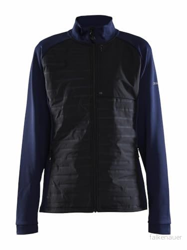 Craft ADV Unify Hybridjacka övergångsjacka dam M Navy/svart lätt jacka av funktionellt material med 2 fickor och 1 bröstficka 7318573742191