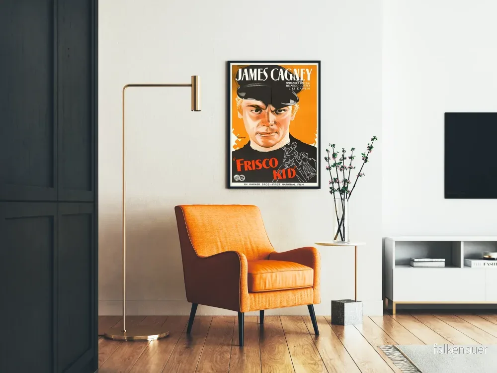 Vintage filmposter Frisco Kid med James Cagney - Bild 2