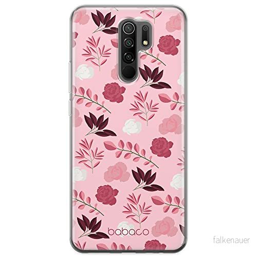 ERT GROUP mobiltelefonfodral för Xiaomi REDMI 9 originalt och officiellt licensierat Babaco mönster Flowers 020 optimalt anpassad till formen på mobiltelefonen, fodral tillverkad av TPU plast 5903932642698