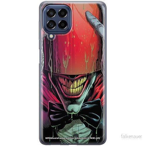 ERT GROUP mobiltelefonfodral för Samsung M53 5G originalt och officiellt licensierat DC mönster Joker 029 optimalt anpassad till formen på mobiltelefonen, fodral tillverkad av TPU plast 5905795054212