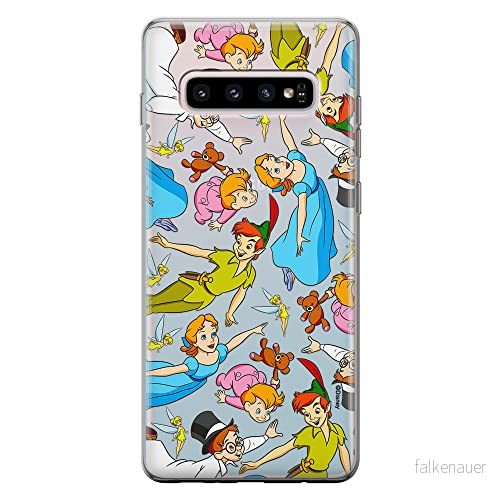 ERT GROUP mobiltelefonfodral för Samsung S10 PLUS originalt och officiellt licensierat Disney mönster Peter Pan 002 optimalt anpassad till formen på mobiltelefonen, gedeeltelijk transparant 5905131789235