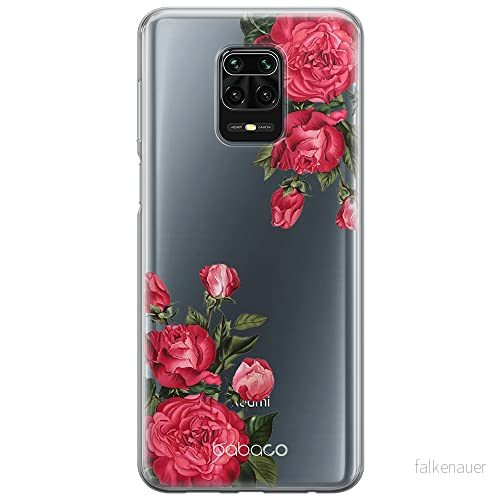 ERT GROUP mobiltelefonfodral för Xiaomi REDMI NOTE 9 PRO/ 9S originalt och officiellt licensierat Babaco mönster Flowers 007 optimalt anpassad till formen på mobiltelefonen, gedeeltelijk transparant 5903040314234