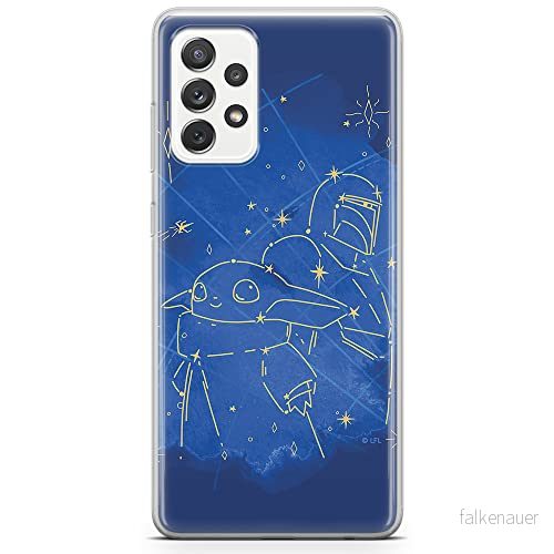 ERT GROUP mobiltelefonfodral för Samsung A73 5G originalt och officiellt licensierat Star Wars mönster Baby Yoda 023 optimalt anpassad till formen på mobiltelefonen, fodral tillverkad av TPU plast 5904805518980