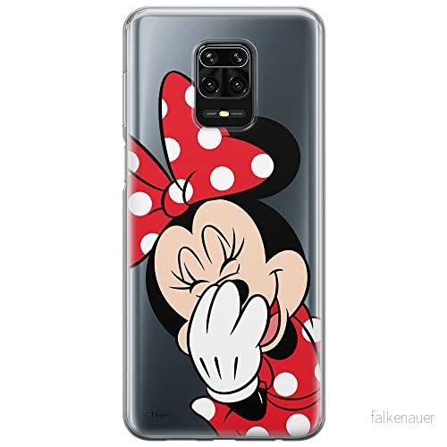 ERT GROUP mobiltelefonfodral för Xiaomi REDMI NOTE 9 PRO/ 9S originalt och officiellt licensierat Disney mönster Minnie 006 optimalt anpassad till formen på mobiltelefonen, gedeeltelijk transparant 5903040684474
