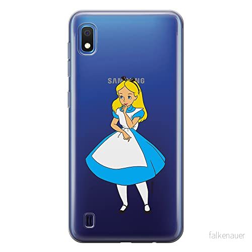 ERT GROUP mobiltelefonfodral för Samsung A10 originalt och officiellt licensierat Disney mönster Alice 010 optimalt anpassad till formen på mobiltelefonen, gedeeltelijk transparant 5905131193353