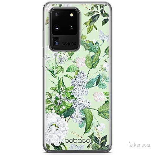 ERT GROUP mobiltelefonfodral för Samsung S20 ULTRA / S11 PLUS originalt och officiellt licensierat Babaco mönster Flowers 038 anpassad till formen på mobiltelefonen, fodral tillverkad av TPU plast 5905131303325
