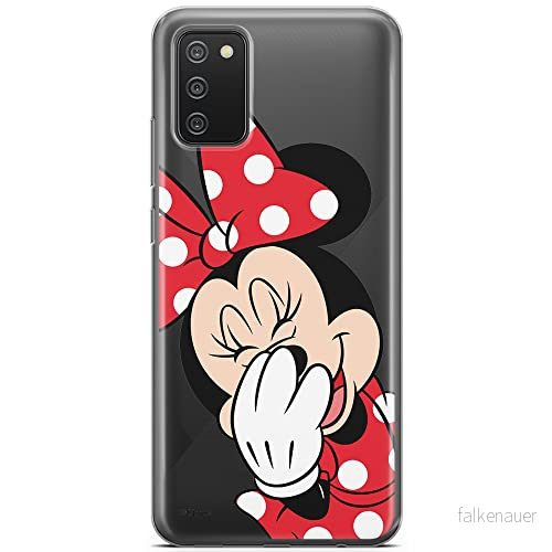 ERT GROUP mobiltelefonfodral för Samsung A02S originalt och officiellt licensierat Disney mönster Minnie 006 optimalt anpassad till formen på mobiltelefonen, gedeeltelijk transparant 5903932416046