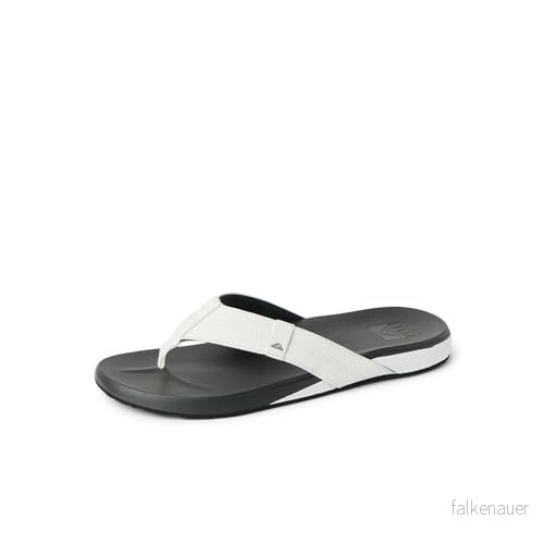 Reef Kudde Bounce Phantom Le Flip Flops för män, Vit kol, 42 EU 772259100748