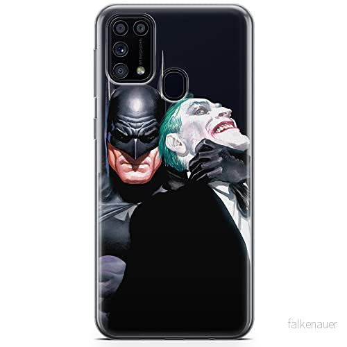 ERT GROUP mobiltelefonfodral för Samsung M31 originalt och officiellt licensierat DC mönster Batman i Joker 001 optimalt anpassad till formen på mobiltelefonen, gedeeltelijk transparant 5904805478239