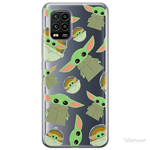 ERT GROUP mobiltelefonfodral för Xiaomi MI 10 LITE originalt och officiellt licensierat Star Wars mönster Baby Yoda 006 optimalt anpassad till formen på mobiltelefonen, gedeeltelijk transparant 5903537149349