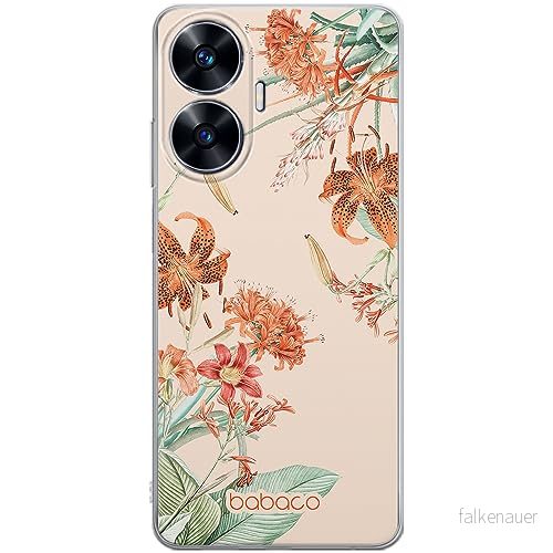ERT GROUP mobiltelefonfodral för Realme C55 originalt och officiellt licensierat Babaco mönster Flowers 057 optimalt anpassad till formen på mobiltelefonen, fodral tillverkad av TPU plast 5905511869090