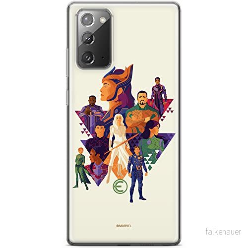 ERT GROUP mobiltelefonfodral för Samsung GALAXY NOTE 20 originalt och officiellt licensierat Marvel mönster Eternals 007 optimalt anpassad till formen på mobiltelefonen, fodral tillverkad av TPU plast 5904805112324