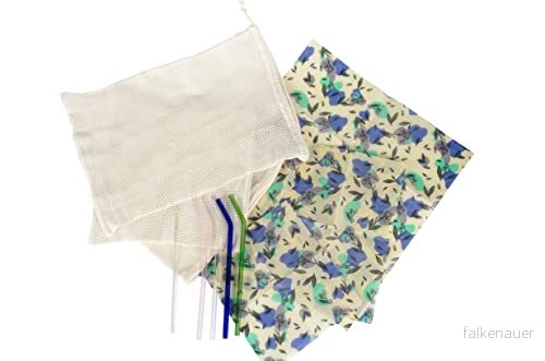 BIRAMBEAU upptäcktsbox noll avfall Ecoresponsible Glasugrör grönsaksfiléer Beewraps 3011239009044