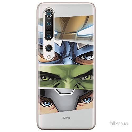 ERT GROUP mobiltelefonfodral för Xiaomi MI 10 / PRO originalt och officiellt licensierat Marvel mönster Avengers 006 optimalt anpassad till formen på mobiltelefonen, gedeeltelijk transparant 5903537177106