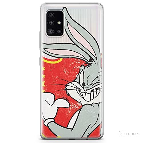 ERT GROUP mobiltelefonfodral för Samsung A51 5G originalt och officiellt licensierat Looney Tunes mönster Bugs 010 optimalt anpassad till formen på mobiltelefonen, gedeeltelijk transparant 5904805449499