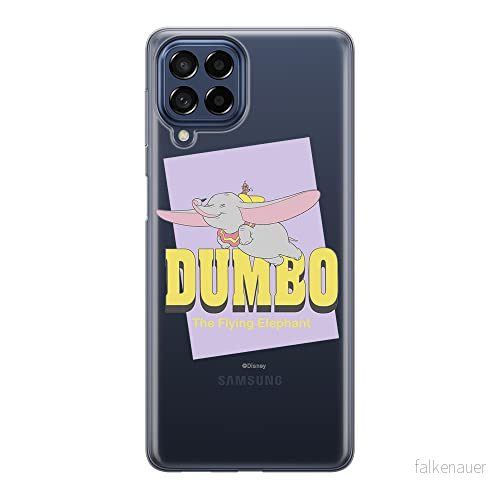 ERT GROUP mobiltelefonfodral för Samsung M33 5G originalt och officiellt licensierat Disney mönster Dumbo 005 optimalt anpassad till formen på mobiltelefonen, gedeeltelijk transparant 5905511345617