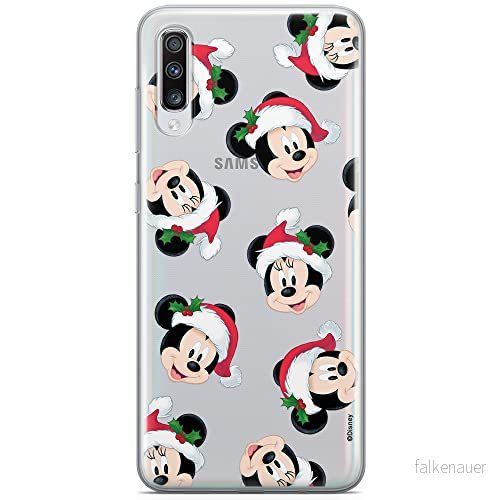 ERT GROUP mobiltelefonfodral för Samsung A70 originalt och officiellt licensierat Disney mönster Mickey & Minnie 016 optimalt anpassad till formen på mobiltelefonen, gedeeltelijk transparant 5903932067538
