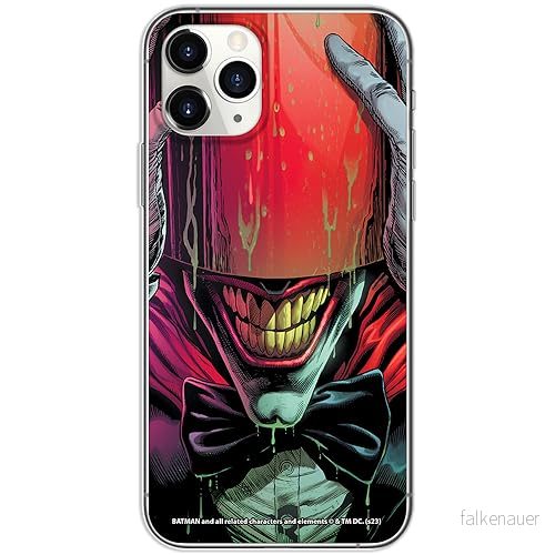 ERT GROUP mobiltelefonfodral för Iphone 11 PRO originalt och officiellt licensierat DC mönster Joker 029 optimalt anpassad till formen på mobiltelefonen, fodral tillverkad av TPU plast 5905795053789