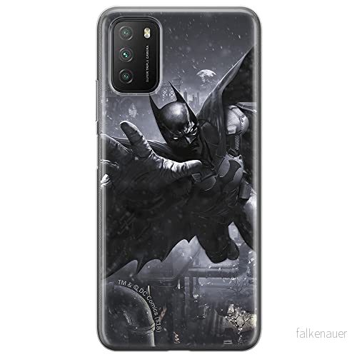 ERT GROUP mobiltelefonfodral för Xiaomi REDMI 9T originalt och officiellt licensierat DC mönster Batman 018 optimalt anpassad till formen på mobiltelefonen, fodral tillverkad av TPU plast 5904805604836