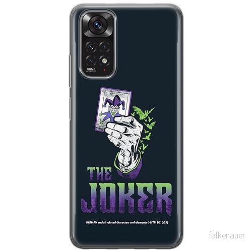 ERT GROUP mobiltelefonfodral för Xiaomi REDMI NOTE 11 4G/ 11S 4G originalt och officiellt licensierat DC mönster Joker 030 anpassad till formen på mobiltelefonen, fodral tillverkad av TPU plast 5905795054755