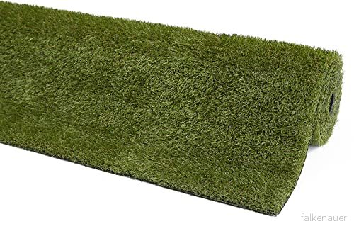 andiamo Premium konstgräs Marbella väderbeständig gräsmatta, särskilt hållbar och lätt att rengöra, lugghöjd 28 mm, 133 x 300 cm, grön 4002398969934