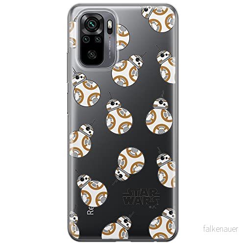 ERT GROUP mobiltelefonfodral för Xiaomi REDMI NOTE 10/ 10S originalt och officiellt licensierat Star Wars mönster BB 8 004 optimalt anpassad till formen på mobiltelefonen, gedeeltelijk transparant 5903537189406