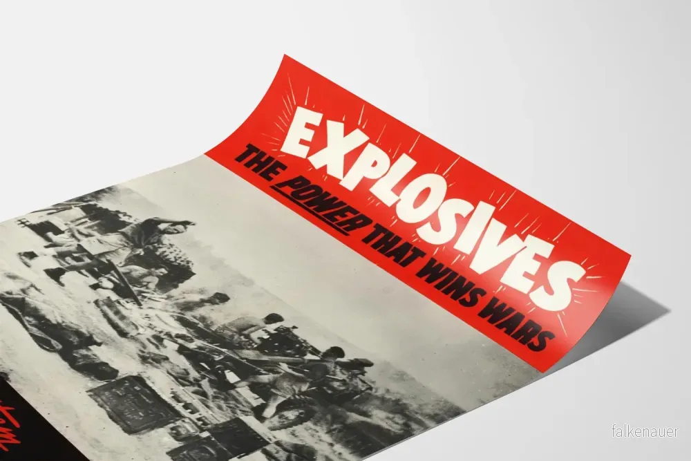 Vintageposter Explosives - Det avgörande maktmedlet i krig Artem Legrand - Bild 3