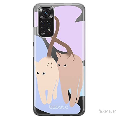 ERT GROUP mobiltelefonfodral för Xiaomi REDMI 10 originalt och officiellt licensierat Babaco mönster Cats 013 anpassad till formen på mobiltelefonen, gedeeltelijk transparant 5905131088567