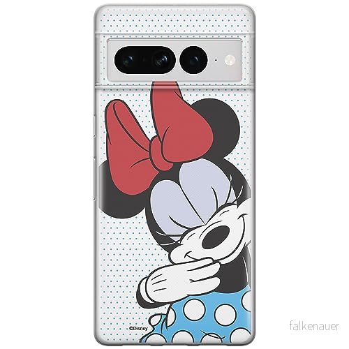 ERT GROUP mobiltelefonfodral för Google PIXEL 7 PRO originalt och officiellt licensierat Disney mönster Minnie 033 optimalt anpassad till formen på mobiltelefonen, fodral tillverkad av TPU plast 5905795179182