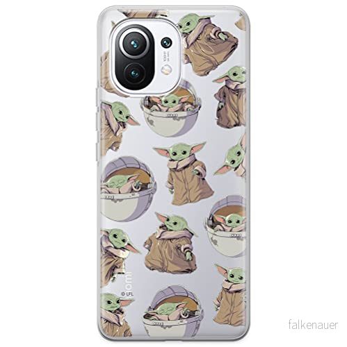ERT GROUP mobiltelefonfodral för Xiaomi 11 originalt och officiellt licensierat Star Wars mönster Baby Yoda 028 optimalt anpassad till formen på mobiltelefonen, gedeeltelijk transparant 5904805093814
