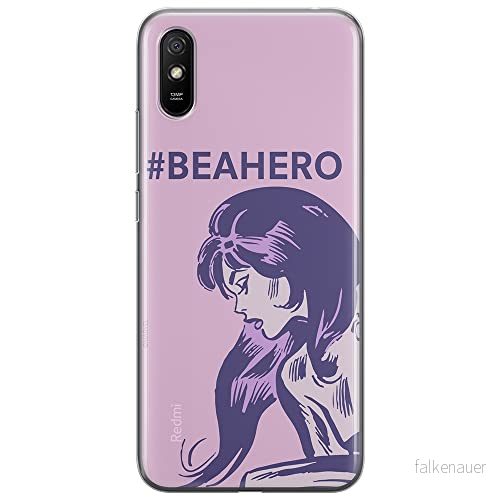 ERT GROUP mobiltelefonfodral för Xiaomi REDMI 9A originalt och officiellt licensierat Marvel mönster Black Widow 004 optimalt anpassad till formen på mobiltelefonen, fodral tillverkad av TPU plast 5903040272725