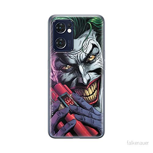 ERT GROUP mobiltelefonfodral för Oppo RENO 7 5G originalt och officiellt licensierat DC mönster Joker 013 optimalt anpassad till formen på mobiltelefonen, fodral tillverkad av TPU plast 5905511302177