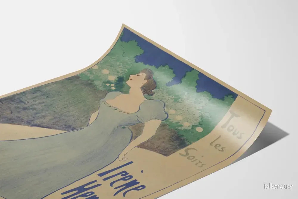 Väggdekorationsposter Irène Henry vid Klockan - Bild 3