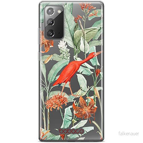 ERT GROUP mobiltelefonfodral för Samsung GALAXY NOTE 20 originalt och officiellt licensierat Babaco mönster Flowers 049 optimalt anpassad till formen på mobiltelefonen, gedeeltelijk transparant 5905131342430